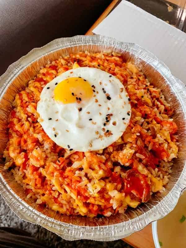 rice dish in a bowl