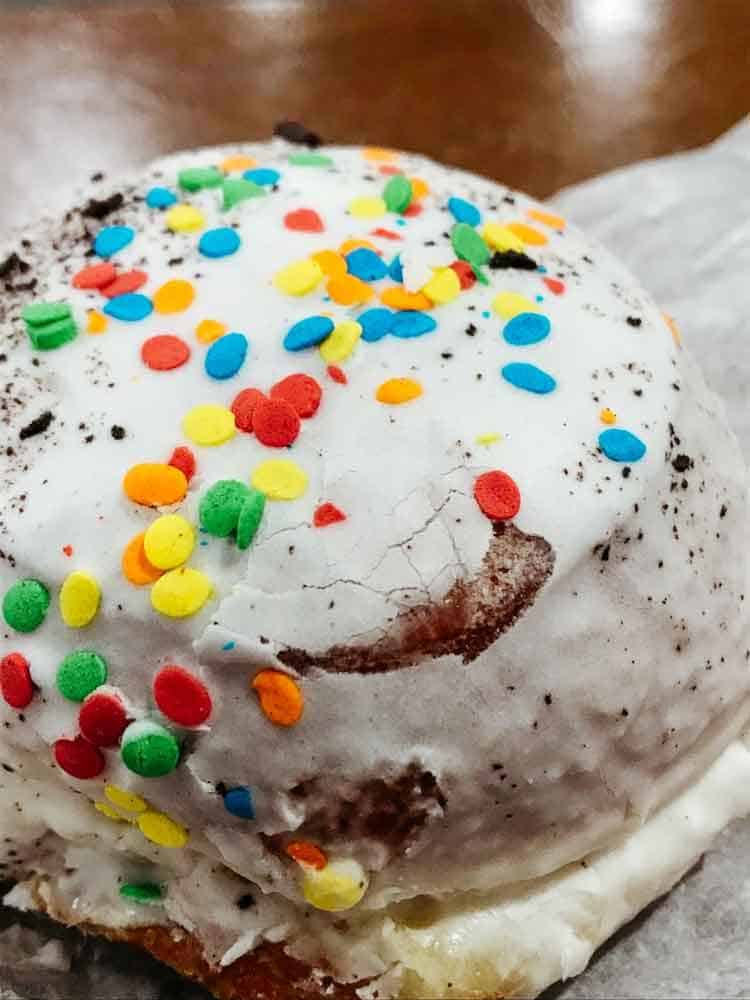 ice cream bismark donut